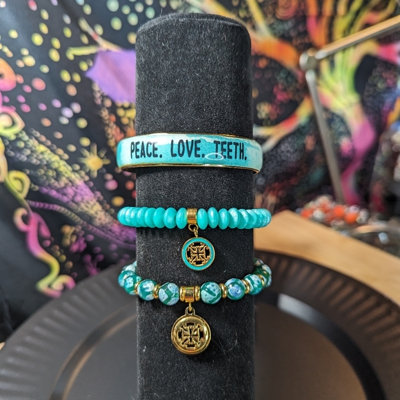 Rustic Cuff bracelet trio RC14 - Picture 1 of 2